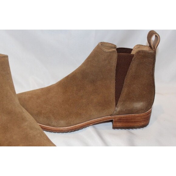 Nisolo Women's Eva Leather Everyday‎ Chelsea Boot Taupe Suede Size 8 NIB $228 - Picture 5 of 7